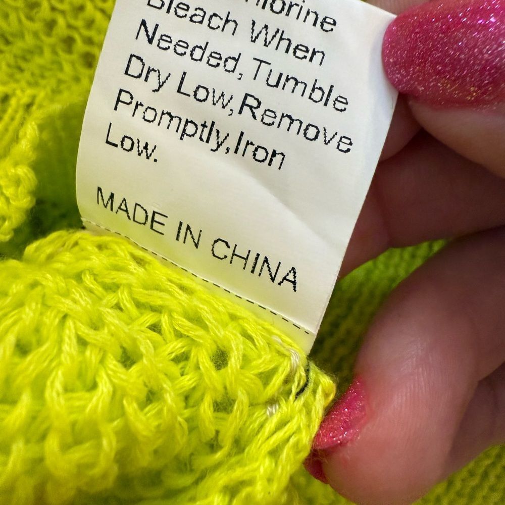 Colorful Knit Sweater size L - Picture 8 of 8